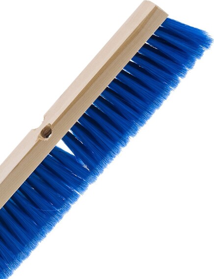 Balai-brosse en fibre synthétique bleu #AG058124000