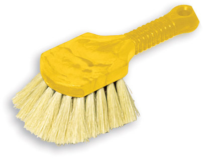 Brosse utilitaire à récurer en plastique à fibres Tampico #RB009B30JAU Brosse utilitaire à récurer en plastique à fibres Tampico #RB009B30JAU