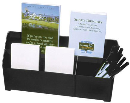 Porte-brochures noir #RB009T05NOI Porte-brochures noir #RB009T05NOI