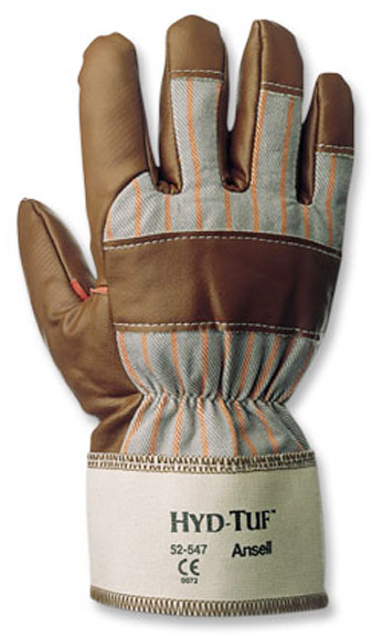 Gants imprégnés de nitrile avec revers de coton Hyd-Tuf #TQSAW956000