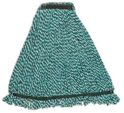 Web Foot, Microfiber Wet Mop, Narrow Band, Looped-end, Green #RBA81206000 Web Foot, Microfiber Wet Mop, Narrow Band, Looped-end, Green #RBA81206000