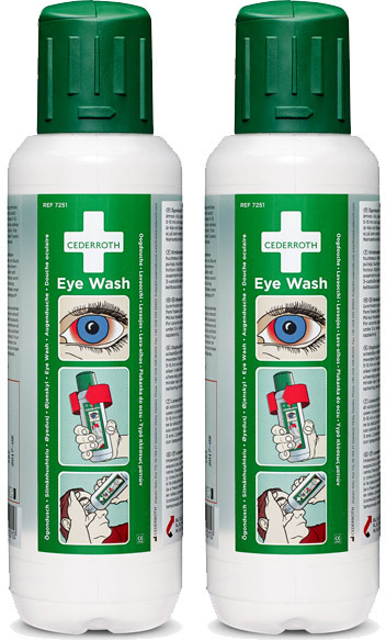 Douche oculaire en bouteille de 500 mL Cederroth #SE072520000