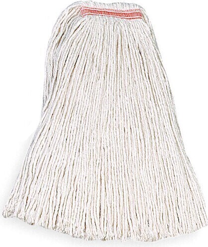 Dura Pro, Synthetic Wet Mop, Narrow Band, Cut-end, White #RB00F517BLA Dura Pro, Synthetic Wet Mop, Narrow Band, Cut-end, White #RB00F517BLA