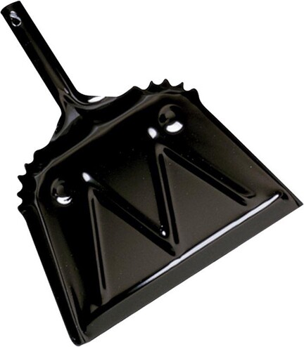 Household Black Metal Dustpan 12" #WH000006000