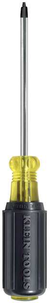 Square Tip Screwdriver #3 Round-Shank of 4", Klein Tool #TQ0TV529000