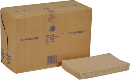 DX906E Xpressnap, Brown Napkins, 12 x 500 Sheets #SCDX906E000