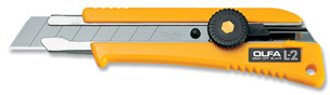 Heavy-Duty Utility Knife with Rubber Grip L-2 #TQ0PA228000