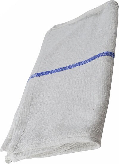 White Terry Towels with Color Stripe 16" x 19" #WITSB161925 White Terry Towels with Color Stripe 16" x 19" #WITSB161925
