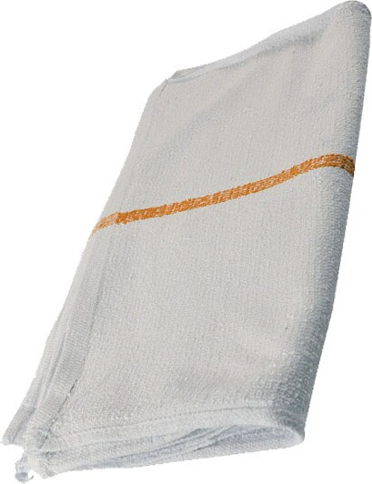 White Terry Towels with Color Stripe 16" x 19" #WITSY161925