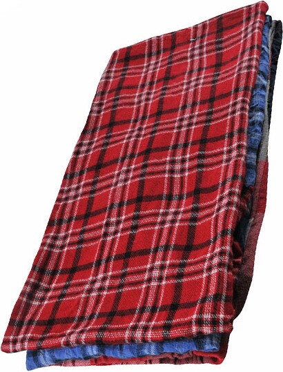 Mixed-Color Cotton Flannel Rags 25 lb #WI000F25000 Mixed-Color Cotton Flannel Rags 25 lb #WI000F25000