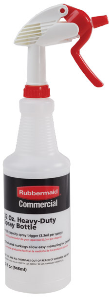 Bouteille et vaporisateur Rubbermaid #RB9C0306000 Bouteille et vaporisateur Rubbermaid #RB9C0306000