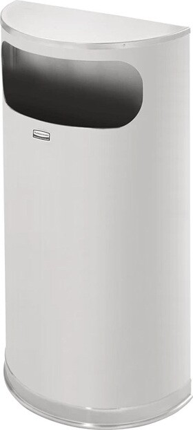 FGSO8 Poubelle en acier inoxydable en demi-cercle 9 gal #RB000SO8000 FGSO8 Poubelle en acier inoxydable en demi-cercle 9 gal #RB000SO8000