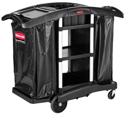 Chariot d'entretien avec 2 sacs de collecte Executive Series #RB186144100