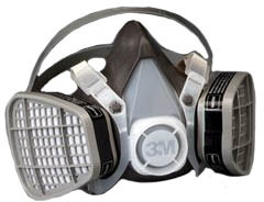 Demi-masque pour une protection contre les vapeurs organiques 5301 #3M005301000 Demi-masque pour une protection contre les vapeurs organiques 5301 #3M005301000