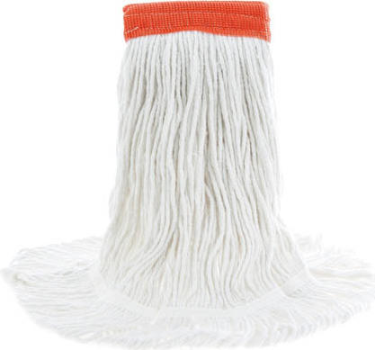 Multimate, Rayon Wet Mop, Wide Band, Looped-End, White #AG001777000 Multimate, Rayon Wet Mop, Wide Band, Looped-End, White #AG001777000