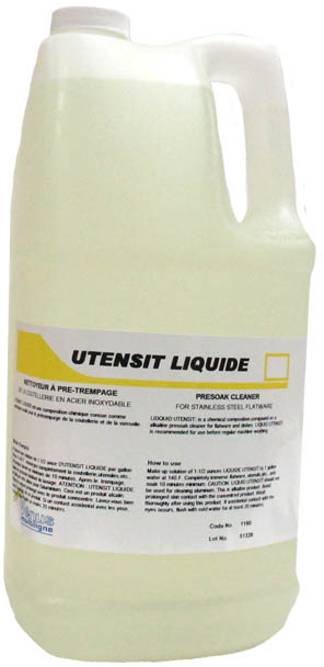 Nettoyant pour le pré trempage d'ustensiles UTENSIT LIQUIDE #VM00116004L Nettoyant pour le pré trempage d'ustensiles UTENSIT LIQUIDE #VM00116004L