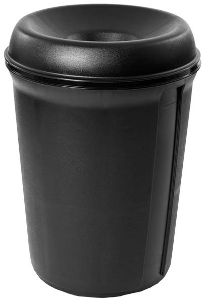 9058 ATRIUM Round Waste Container with Lid 35 gal #RB009058000
