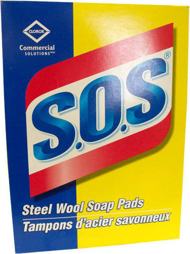 Steel Wool Soap Pads Box S.O.S #EM307073000