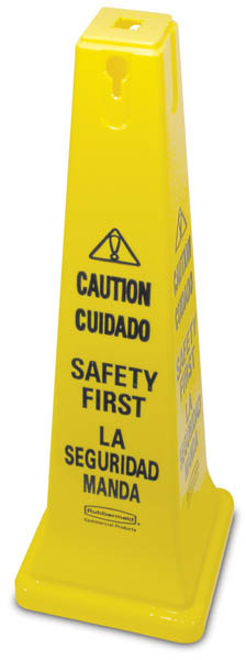Cône de sécurité bilingue 36" #RB627687000 Cône de sécurité bilingue 36" #RB627687000