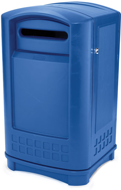 Conteneur pour le recyclage du papier Plaza 3969-73 #RB396973BLE