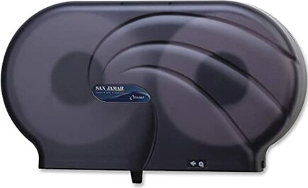 R4000TBK Twin Double Jumbo Rolls Toilet Tissue Dispenser #AL0R4090TBK