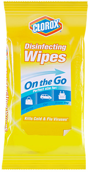 On the Go Disinfecting Wipes #CL001404000