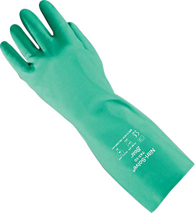 Gants résistants aux produits chimiques en nitrile 747 #TQSGP015000