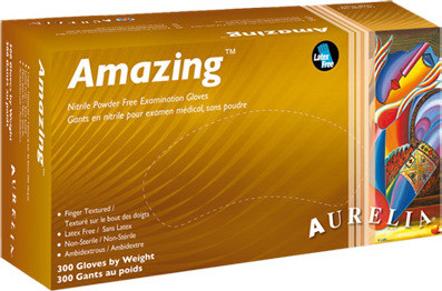 Ultra Thin Aurelia Amazing Nitrile Powder Free Examination Gloves #SE092888000