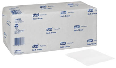 Papier hygiénique plié Tork Premium #SC120233000 Papier hygiénique plié Tork Premium #SC120233000