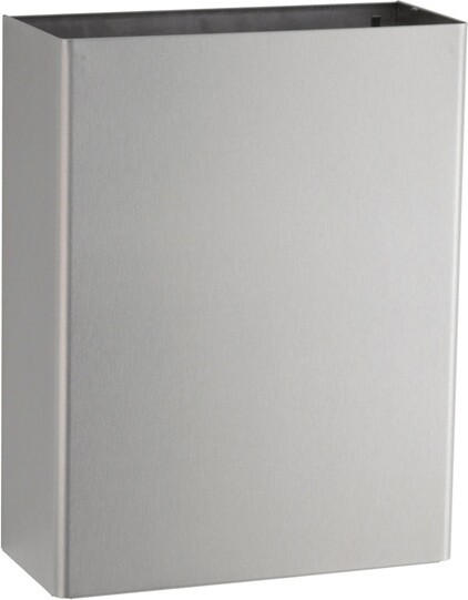 B-279 Stainless Steel Wall Mounted Waste Container 6 Gal #BO00B279000