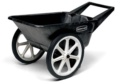 Cart with Semi-Pneumatic Wheel 3.5 Cu. Ft. Big Wheel #RB565461NOI