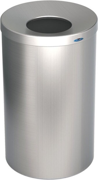 310-J Round Stainless Steel Waste Receptacle with Lid 54 gal #FR00310J000 310-J Round Stainless Steel Waste Receptacle with Lid 54 gal #FR00310J000