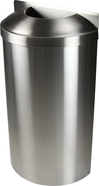 312-S Stainless steel Wall Mounted Waste Container 16 Gal #FR00312S000
