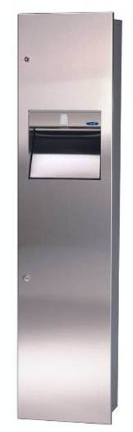 Large Stainless Steel Combinaison Dispenser/Disposal Fistures #FR00400C000 Large Stainless Steel Combinaison Dispenser/Disposal Fistures #FR00400C000