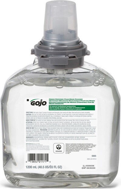 GOJO Green Certified Foam Hand Cleaner #GJ005665000