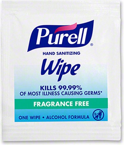 PURELL Lingettes désinfectantes individuelles pour les mains #GJGOJ902100