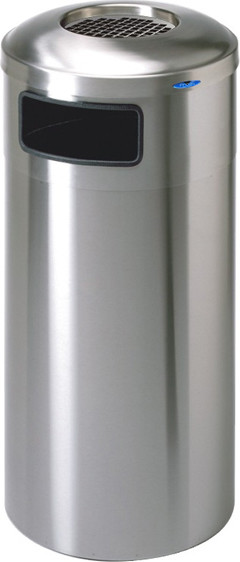 Poubelle-cendrier en acier inoxydable #FR0311SA000 Poubelle-cendrier en acier inoxydable #FR0311SA000