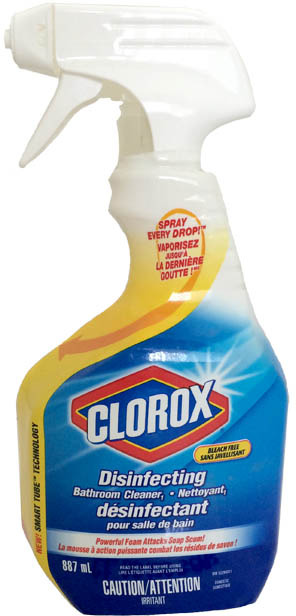 Désinfectant Clorox pour salle de bain en spray #CL001005887 Désinfectant Clorox pour salle de bain en spray #CL001005887