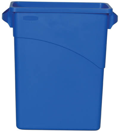 Poubelle de recyclage avec poignées Slim Jim #RB003541BLE