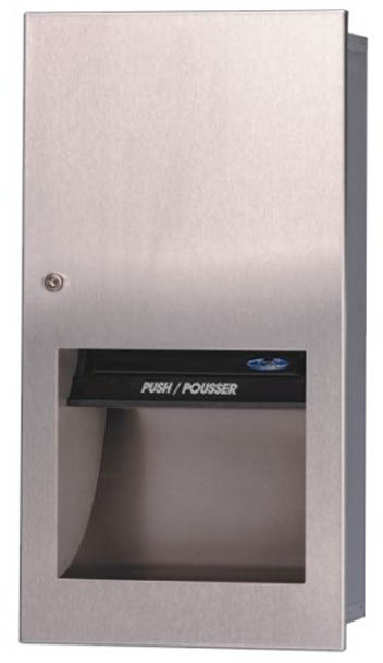Recessed Control Roll Towel Dispenser #FR13550A000