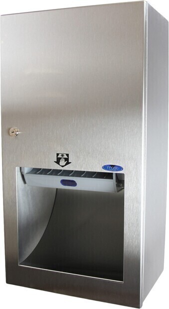 135 Frost Distributeur automatique de papier à mains en rouleau #FR13570C000 135 Frost Distributeur automatique de papier à mains en rouleau #FR13570C000