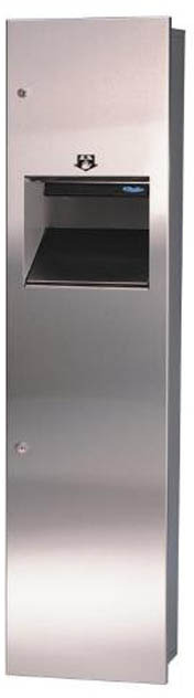 Unité murale avec distributeur automatique et poubelle de 47 L #FR400C70000 Unité murale avec distributeur automatique et poubelle de 47 L #FR400C70000