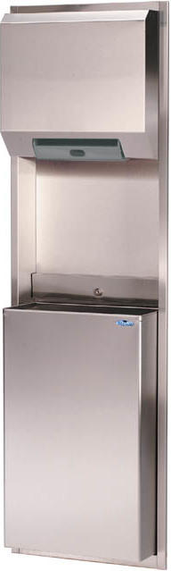 Wall Mounted Unit Automatic Dispenser and 50 L Disposal Receptacle #FR42270A000 Wall Mounted Unit Automatic Dispenser and 50 L Disposal Receptacle #FR42270A000