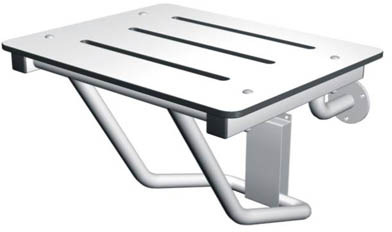 Retractable Stainless Steel Shower Seat #FR000972000 Retractable Stainless Steel Shower Seat #FR000972000