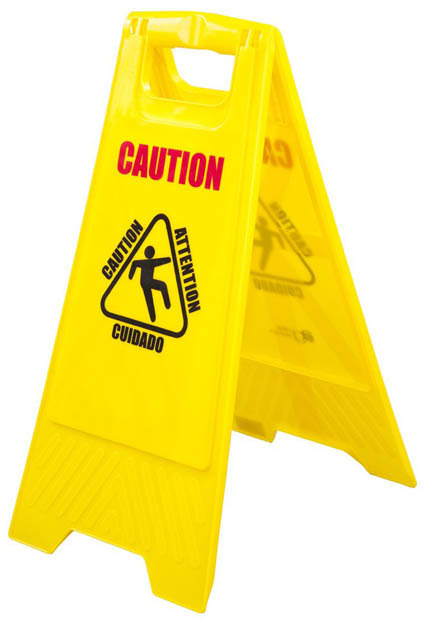 Panneau trilingue "Attention" #AG086098000 Panneau trilingue "Attention" #AG086098000