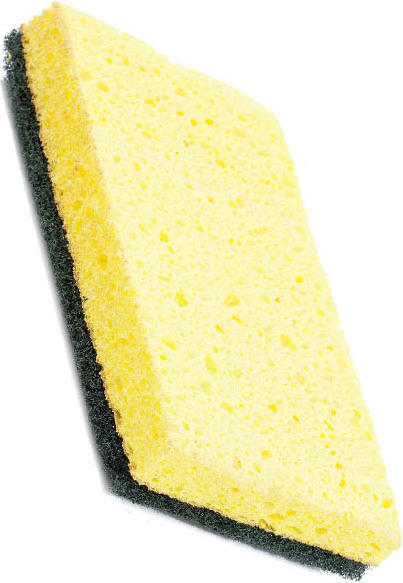 Éponge en cellulose verte pour récurer #AG000476000 Éponge en cellulose verte pour récurer #AG000476000