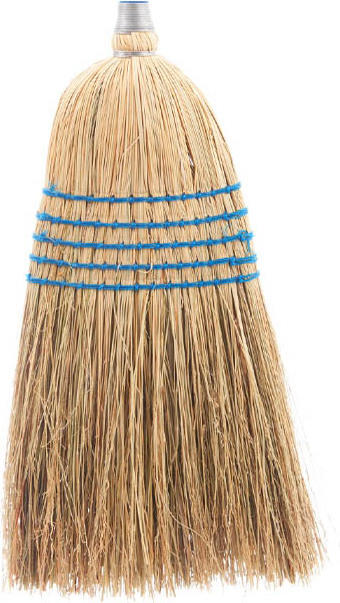 Otter Light Duty Corn Broom 5 Strings with 54" Handle #AG000765000