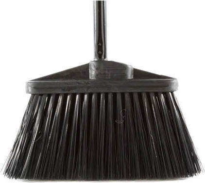 Balai droit et à angle pour un balayage ferme noir avec manche #AG078410000 Balai droit et à angle pour un balayage ferme noir avec manche #AG078410000