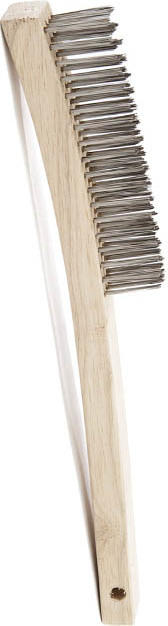Long Handle Stainless Steel Wire Brush - 4 Row #AG099025000 Long Handle Stainless Steel Wire Brush - 4 Row #AG099025000
