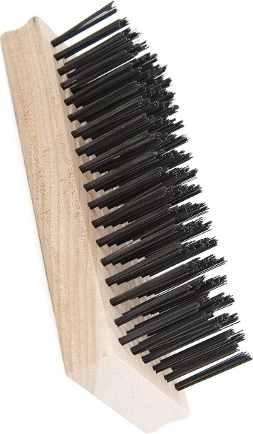 Tempered Steel Wire Brush Rectangular Grooved Edges Block #AG099020000 Tempered Steel Wire Brush Rectangular Grooved Edges Block #AG099020000